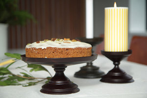 Cake Stand - Dark Oak - Table Setting