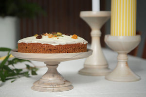 Cake Stand - Grey Wash - Table Setting