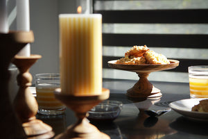 Cake Stand - Natural - Breakfast Setting