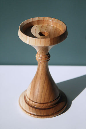 Candle Holder Venice tall - Elm wood